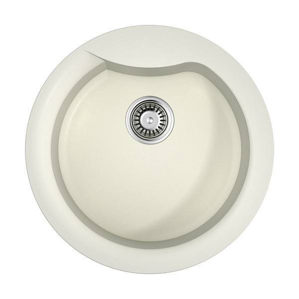 Кухонная мойка Omoikiri Yasugata 48R-WH Tetogranit 48.5x48.5 см белый 4993133