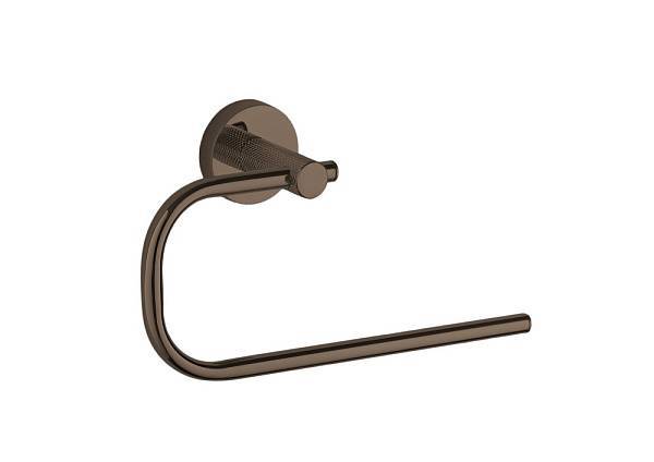 Держатель для туалетной бумаги подвесной Boheme Uno глянцевая оружейная сталь 10975-SGM