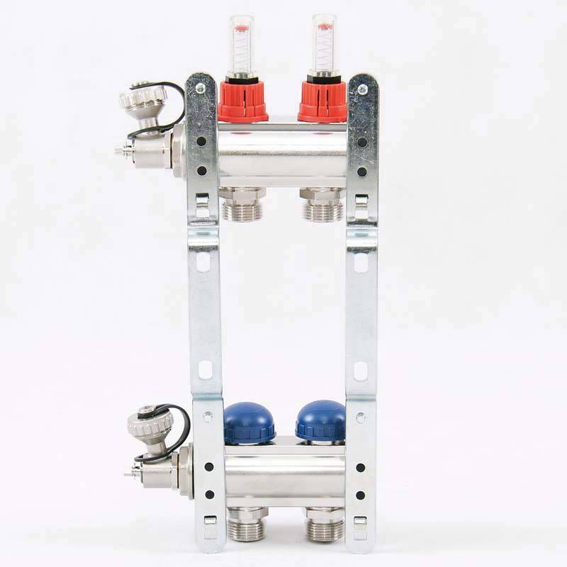 Коллекторная группа Uni-Fitt серия E 1x3/4 EK 2 выхода с расходомерами 440E4302