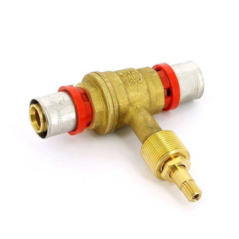 Кран шаровый пресс Tiemme 1680 для скрытого монтажа 20 мм 1680001