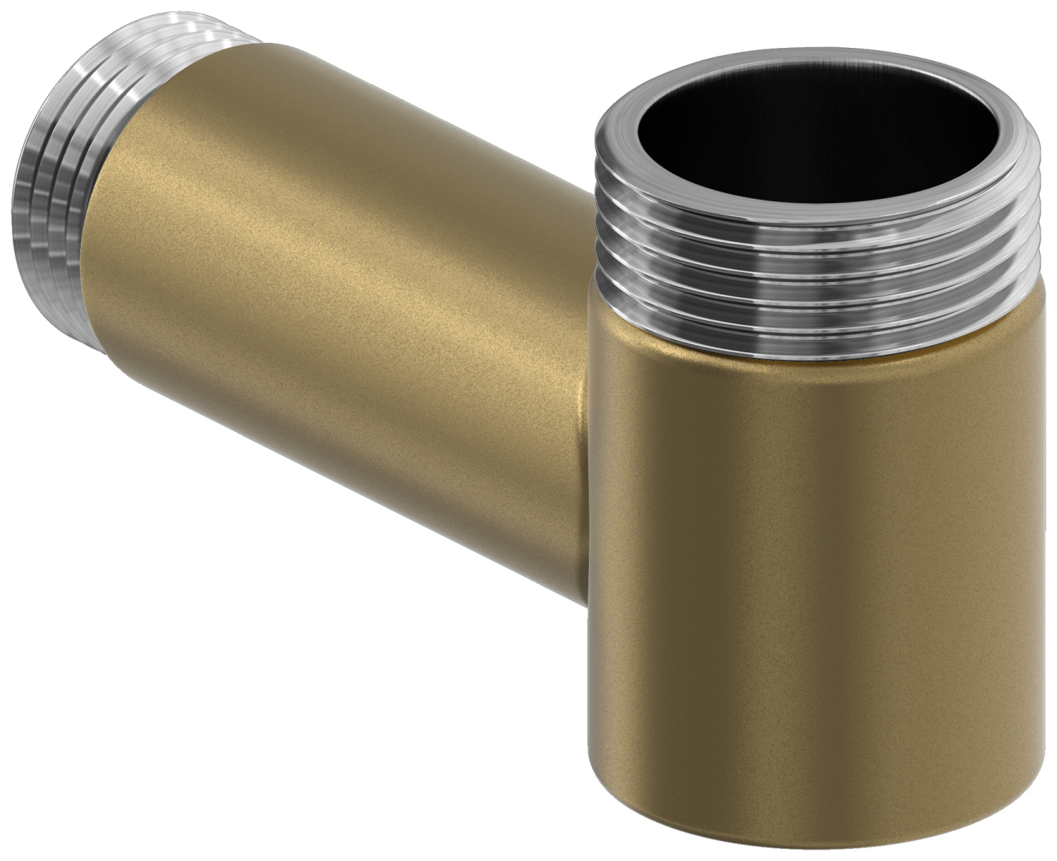 Уголок переходной Сунержа НР G 1 / НР G 3/4 золотой шелк матовый 32-1506-0134