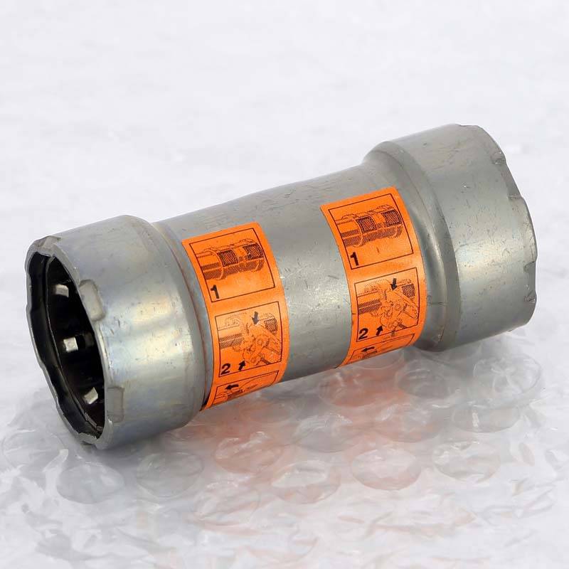 Муфта надвижная пресс Viega Megapress оцинкованная сталь 1/2 694814