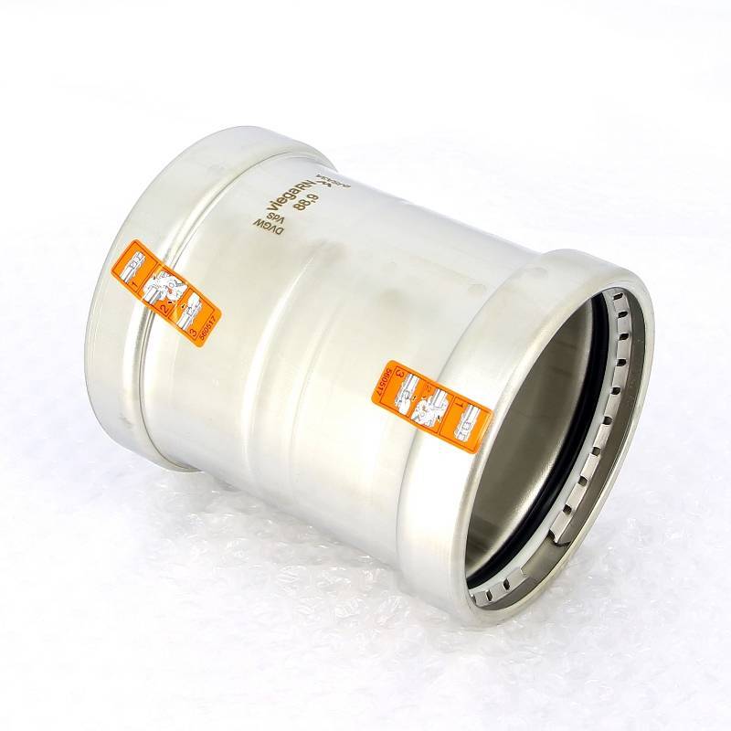 Муфта надвижная Viega Sanpress Inox XL 88.9 мм нержавеющая сталь 482848