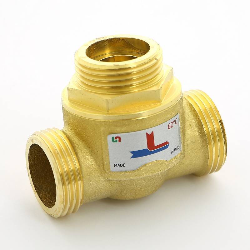 Клапан термостатический смесительный Uni-Fitt 1 60°C Kvs 6.5 боковое смешение 359G6074