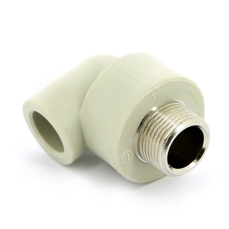 Угольник PP-R FV-Plast с наружной резьбой 20х3/4 216021