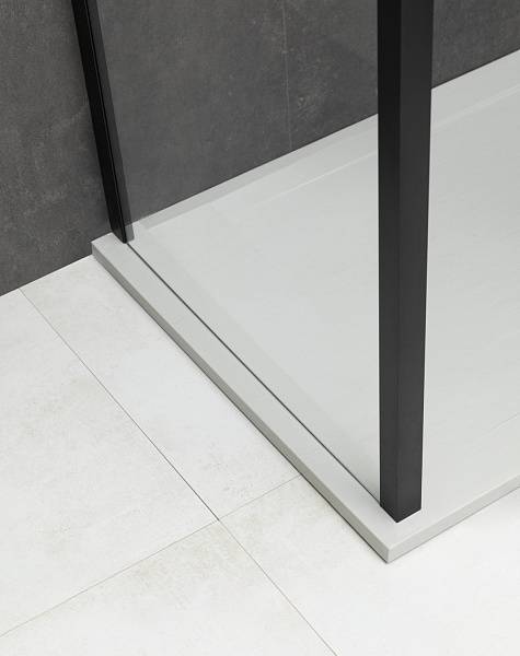 Душевой уголок Allen Brau Priority 140x100 см черный матовый браш 3.31012.BBA/3.31021.BBA