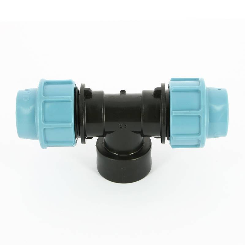 Тройник обжимной с внутренней резьбой Unidelta 25х1 для ПНД 1007025004