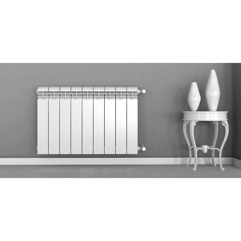 Радиатор биметаллический Rifar Base 350 8 секций нижнее правое подключение R35008НПП