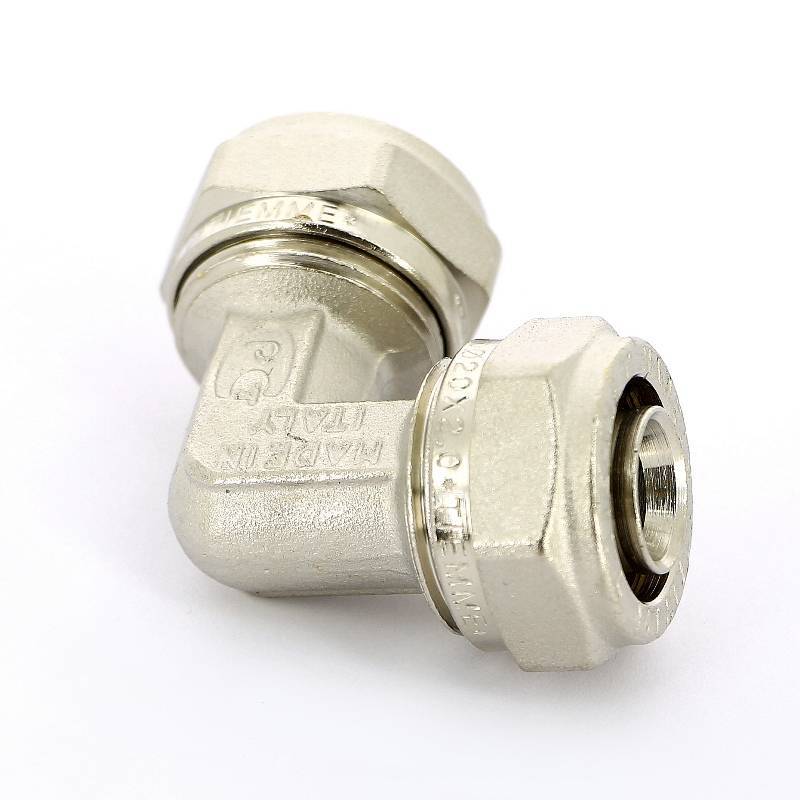 Угол обжимной Tiemme 1603 20 мм никелированный 1600014