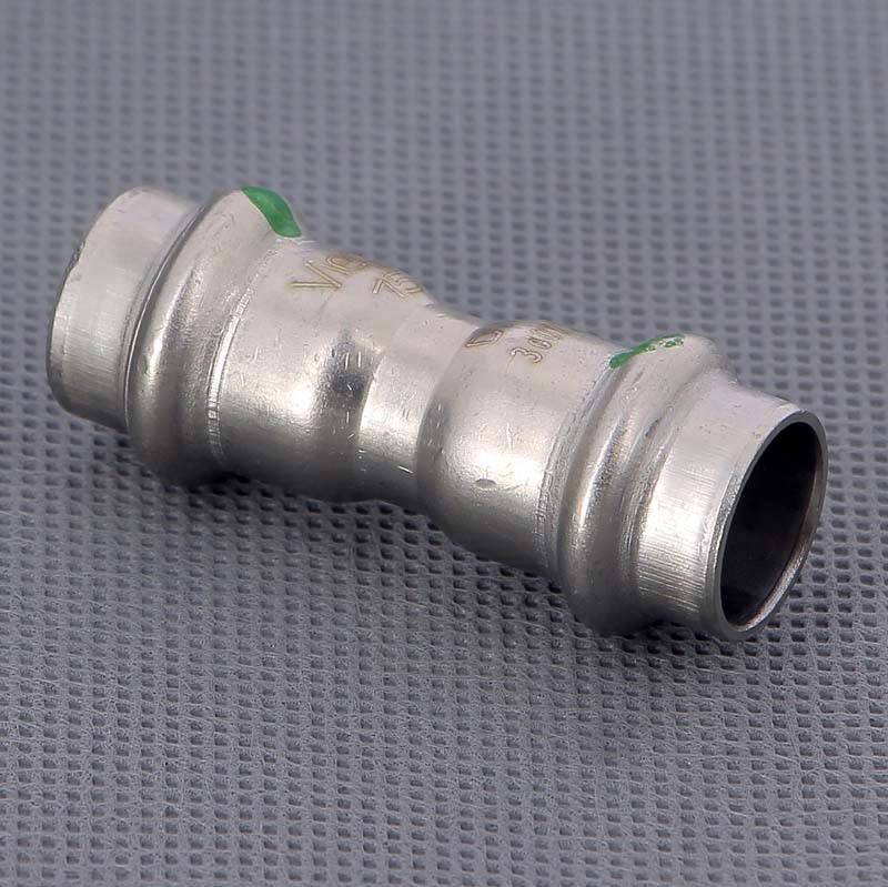 Муфта пресс Viega Sanpress Inox 15 мм нержавеющая сталь 436155