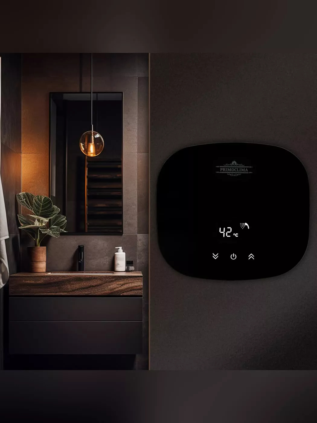 Водонагреватель проточный PrimoClima THERMA 5.5 кВт черный THERMA 5.5 Black