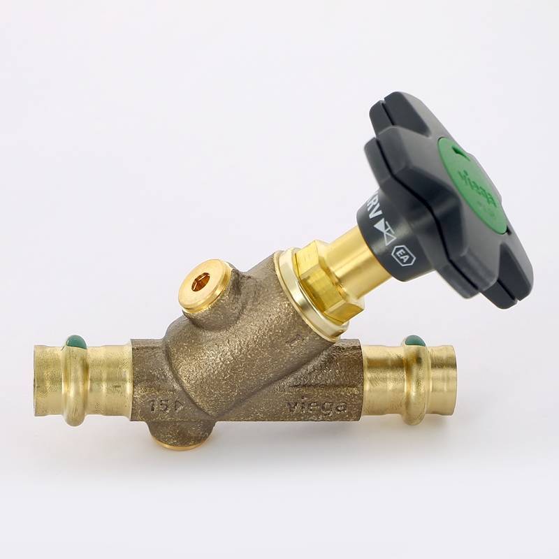 Вентиль Viega Easytop CRV пресс-соединение SC-Contur DN 15 с обратным клапаном 757199