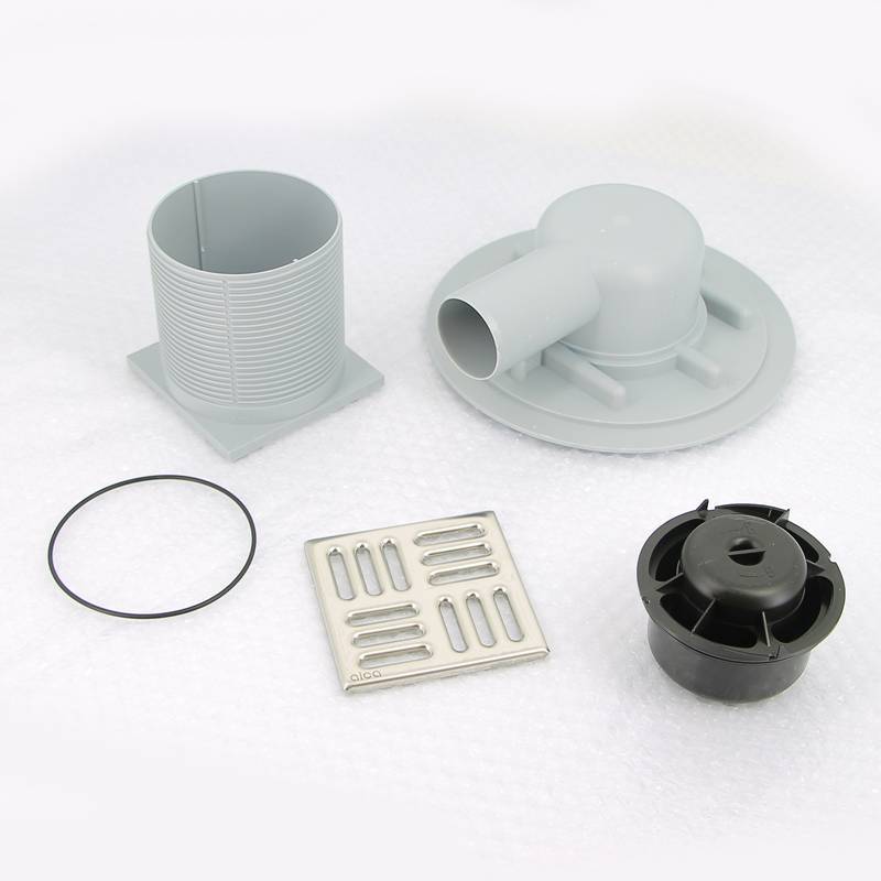 Трап для душа Alca 105х105 мм боковой выпуск 50 мм нержавеющая сталь APV1311