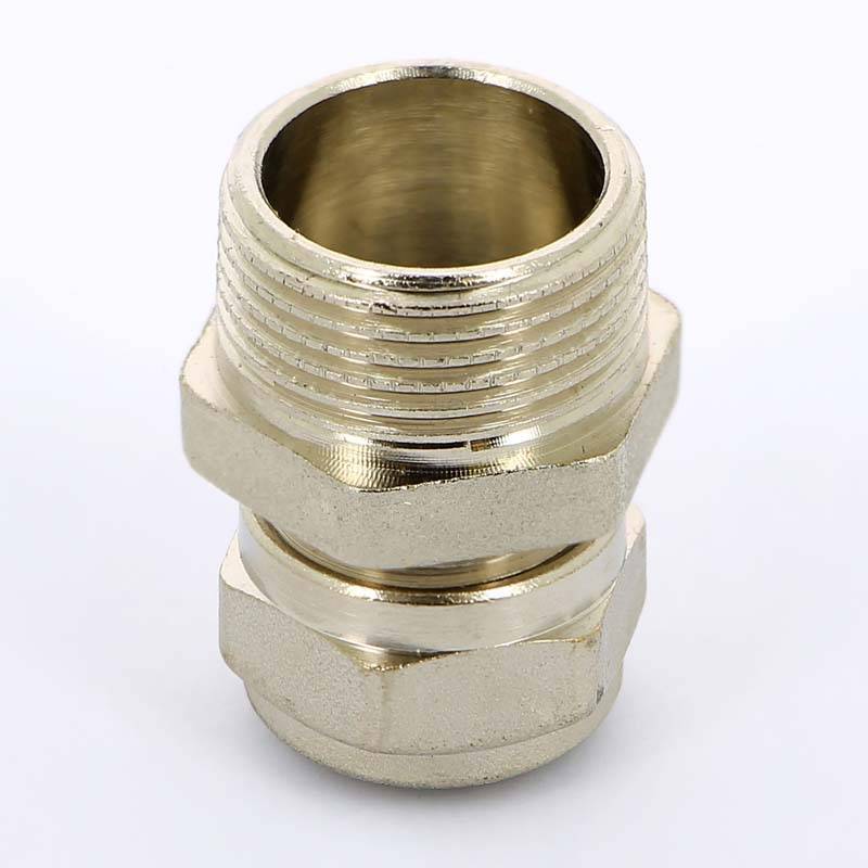 Муфта обжимная Uni-Fitt никелированная 16х3/4 НР 662N6300