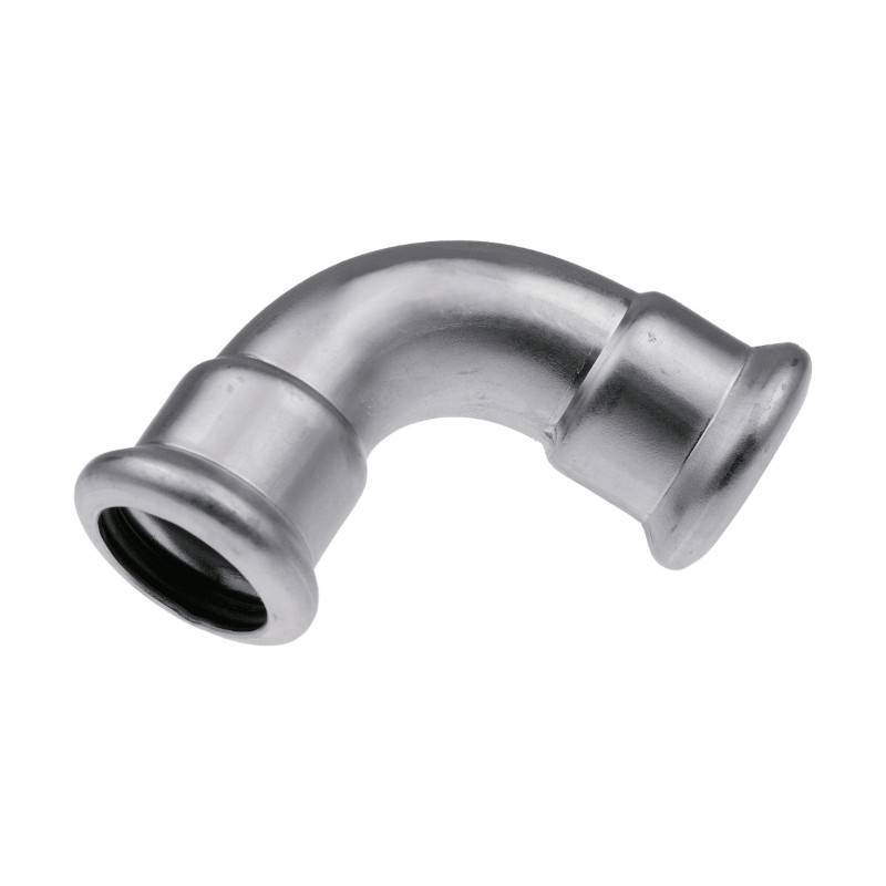 Отвод пресс 90° KAN-therm Inox нержавеющая сталь 42 мм 1609068154