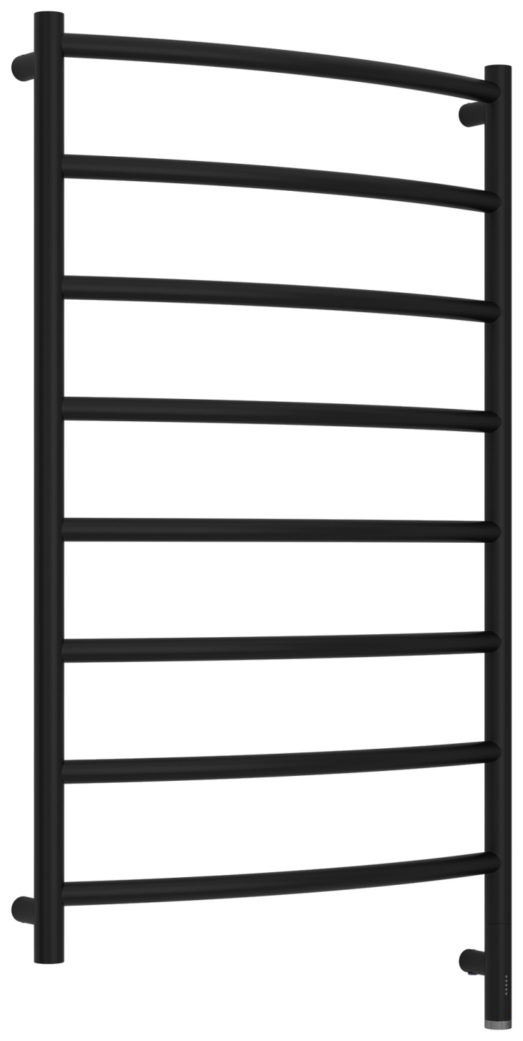 Полотенцесушитель электрический Сунержа Галант 3.1 600х1000 мм правый чёрный матовый 31-6001-1060