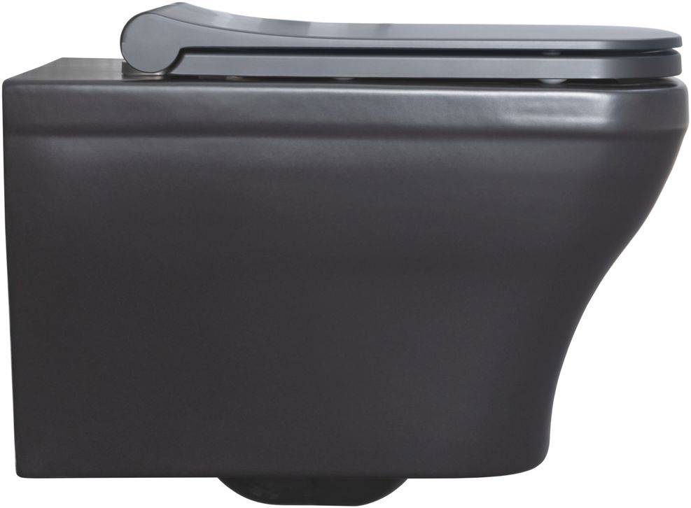 Унитаз подвесной Allen Brau Infinity чаша 34x53.5x35.5 см черный 4.21011.31