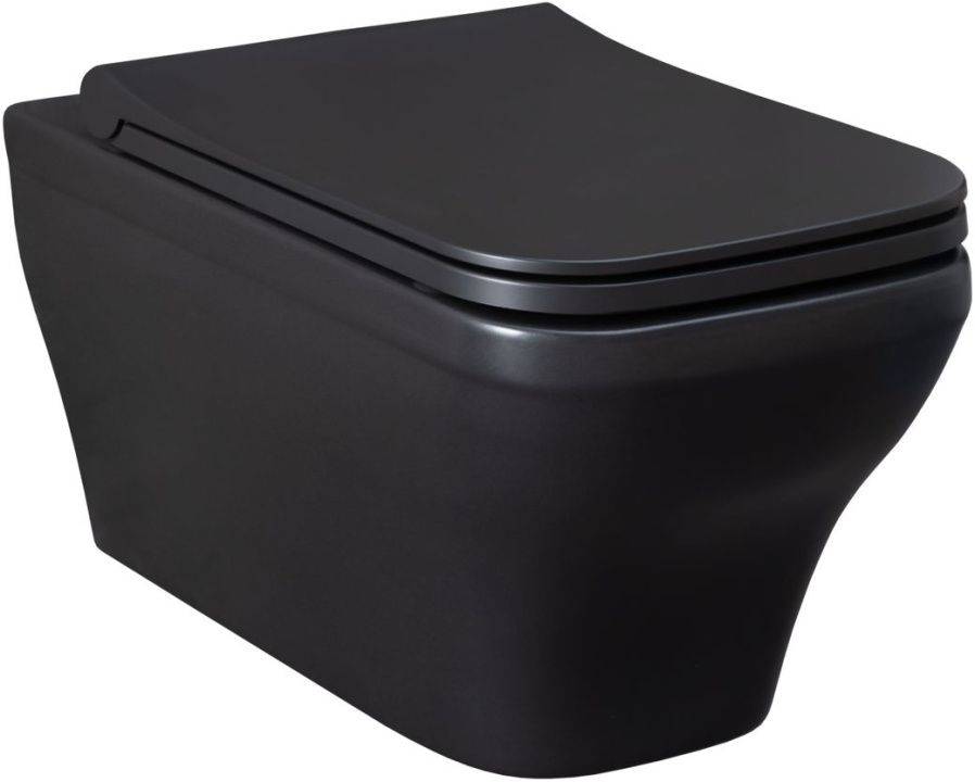 Унитаз подвесной Allen Brau Infinity чаша 34x53.5x35.5 см черный 4.21011.31