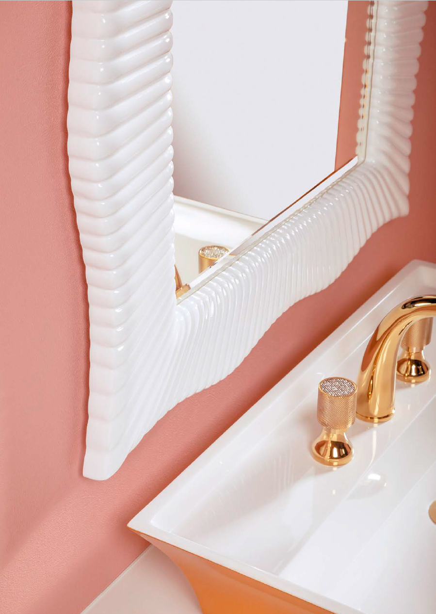 Зеркало прямоугольное подвесное с подсветкой Armadi Art Neoart 70х3х100 см белый 561 light