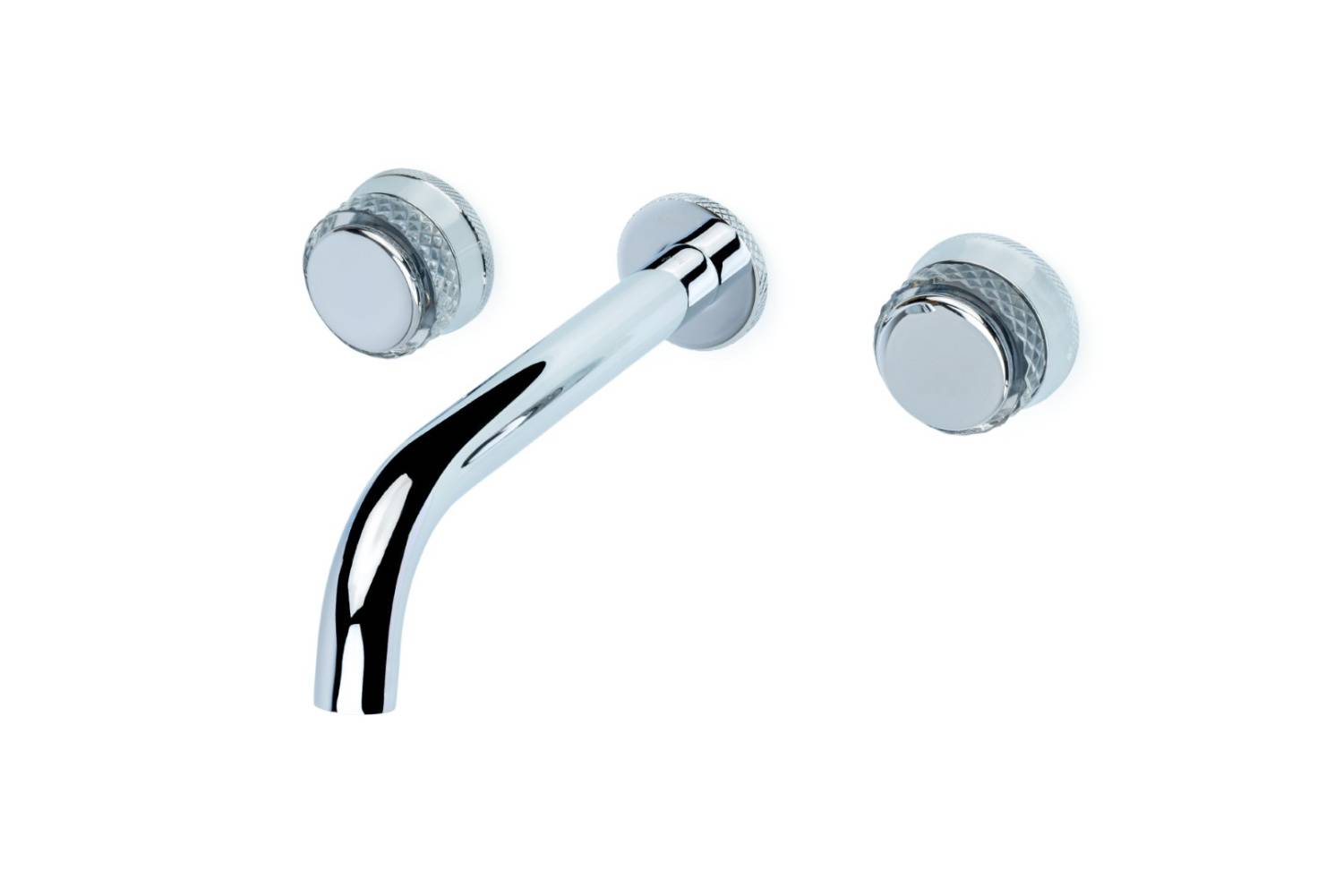 Смеситель для раковины встраиваемый Boheme Aura на 3 отверстия хром 152-2-CR-A