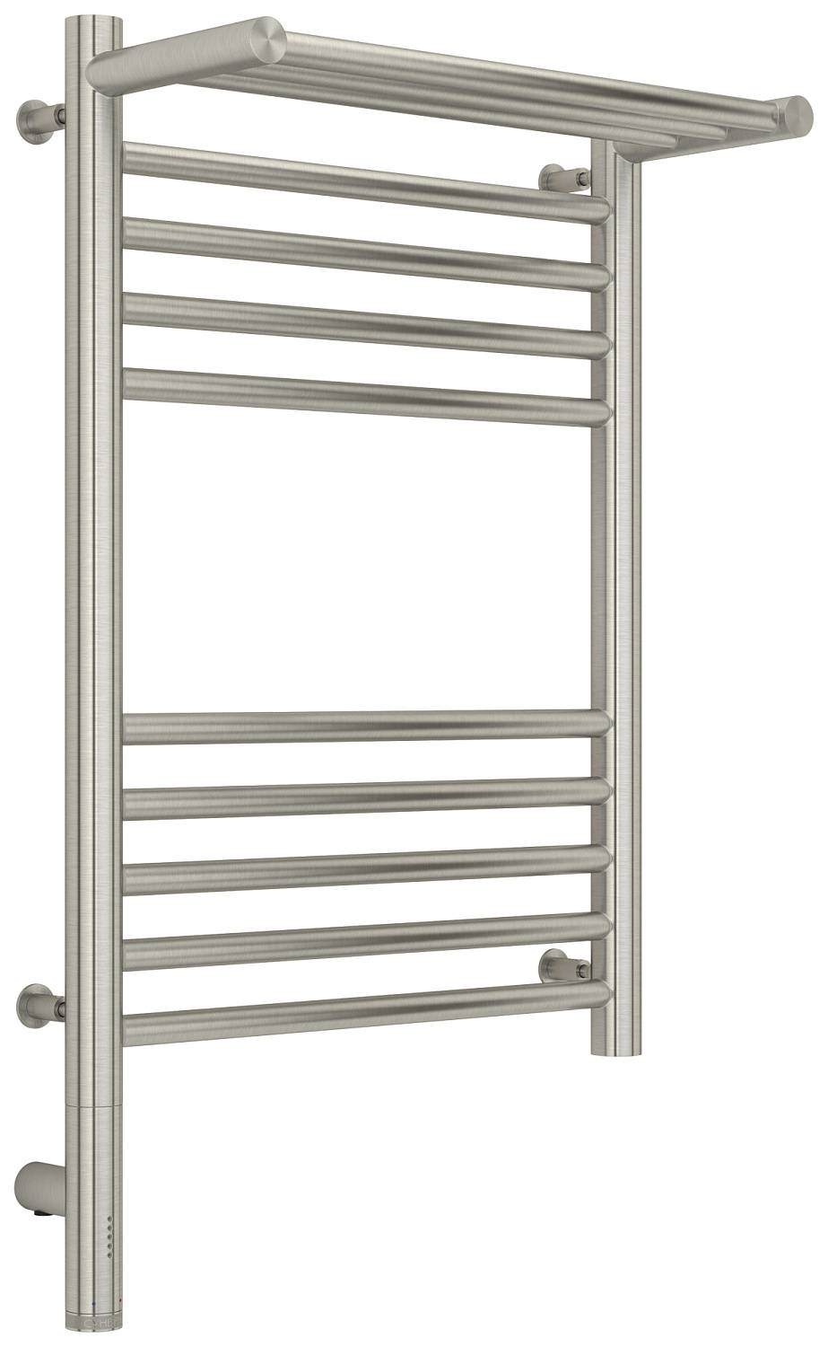 Полотенцесушитель электрический Сунержа Богема 3.0 с 1 полкой 432x724 мм левый сатин 071-5806-6040