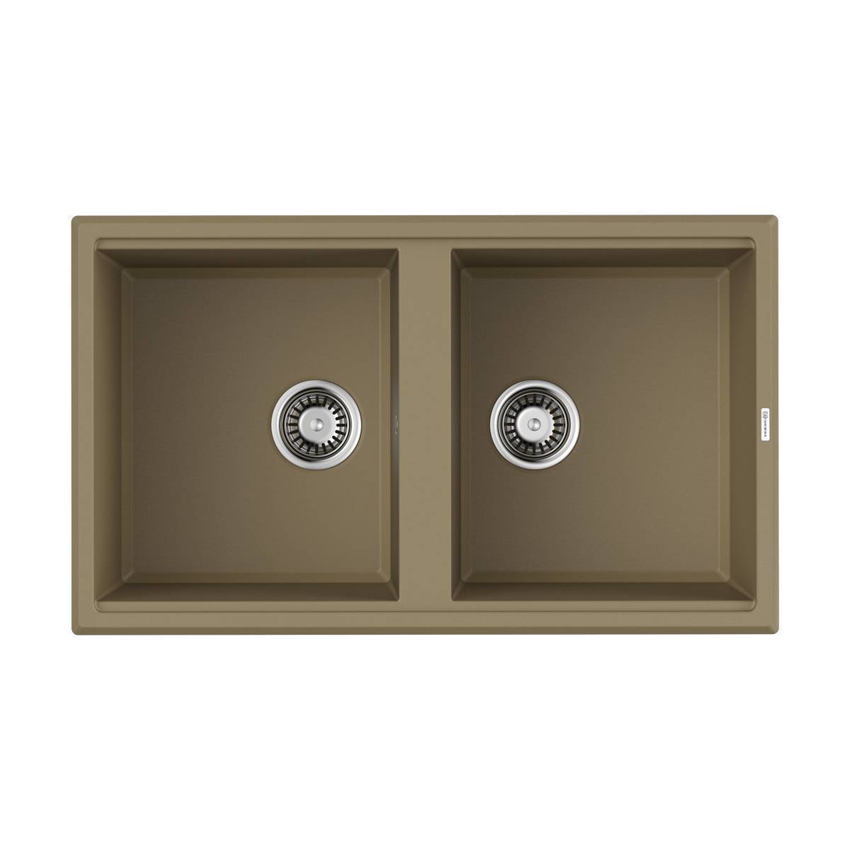 Кухонная мойка Omoikiri Tedori 86-2-CH 86x51 см шампань 4993929