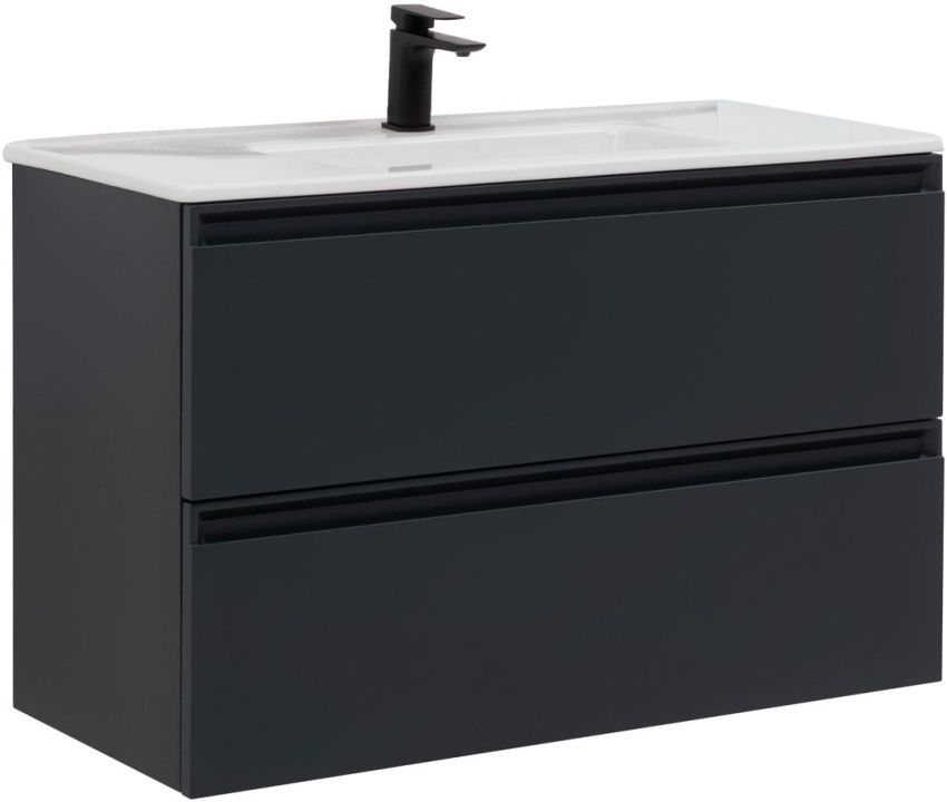 Тумба под раковину Allen Brau Eclipse 100x46x63.4 см антрацит 1.E1003.AM