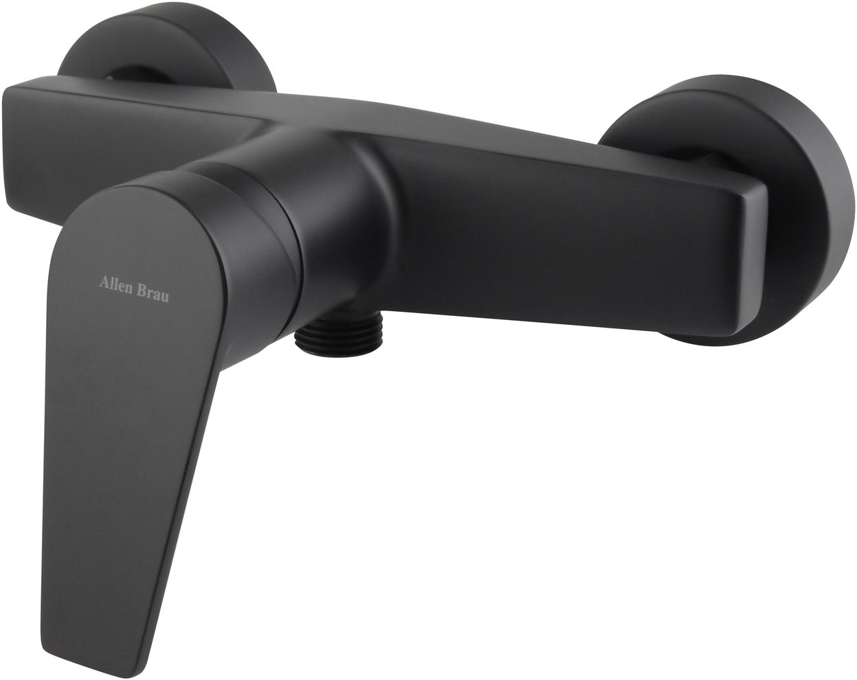 Смеситель для душа Allen Brau Eclipse на 2 отверстия 19.2x14.6 см черный матовый 5.E1004-31