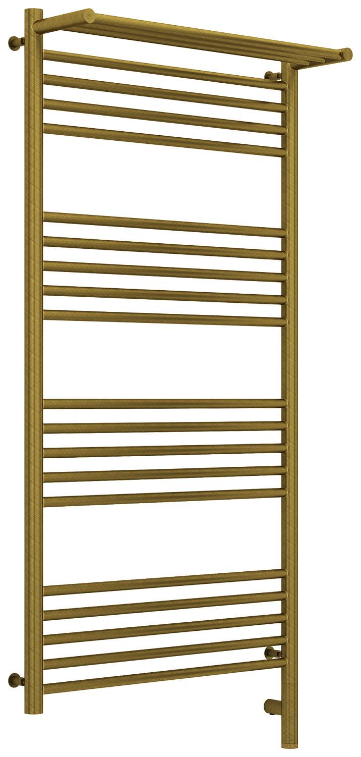 Полотенцесушитель электрический Сунержа Богема 3.0 с 1 полкой 63.2x132.4 см правый состаренная бронза 05-5807-1260