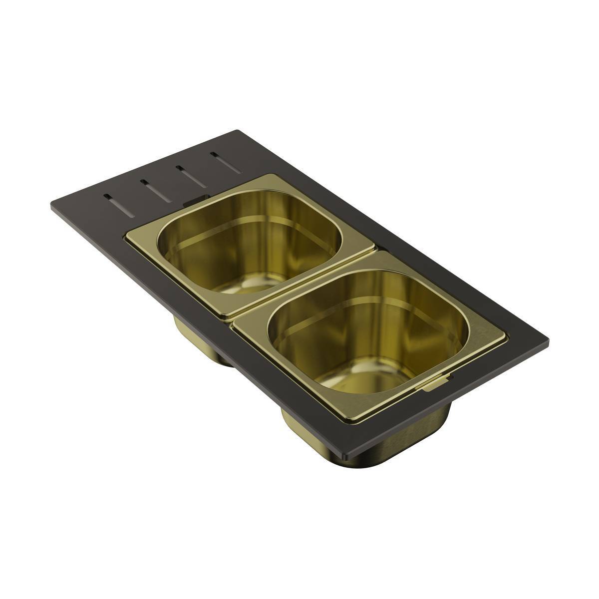 Контейнер для мойки Omoikiri DC-02-2-LG нержавеющая сталь светлое золото 4999077