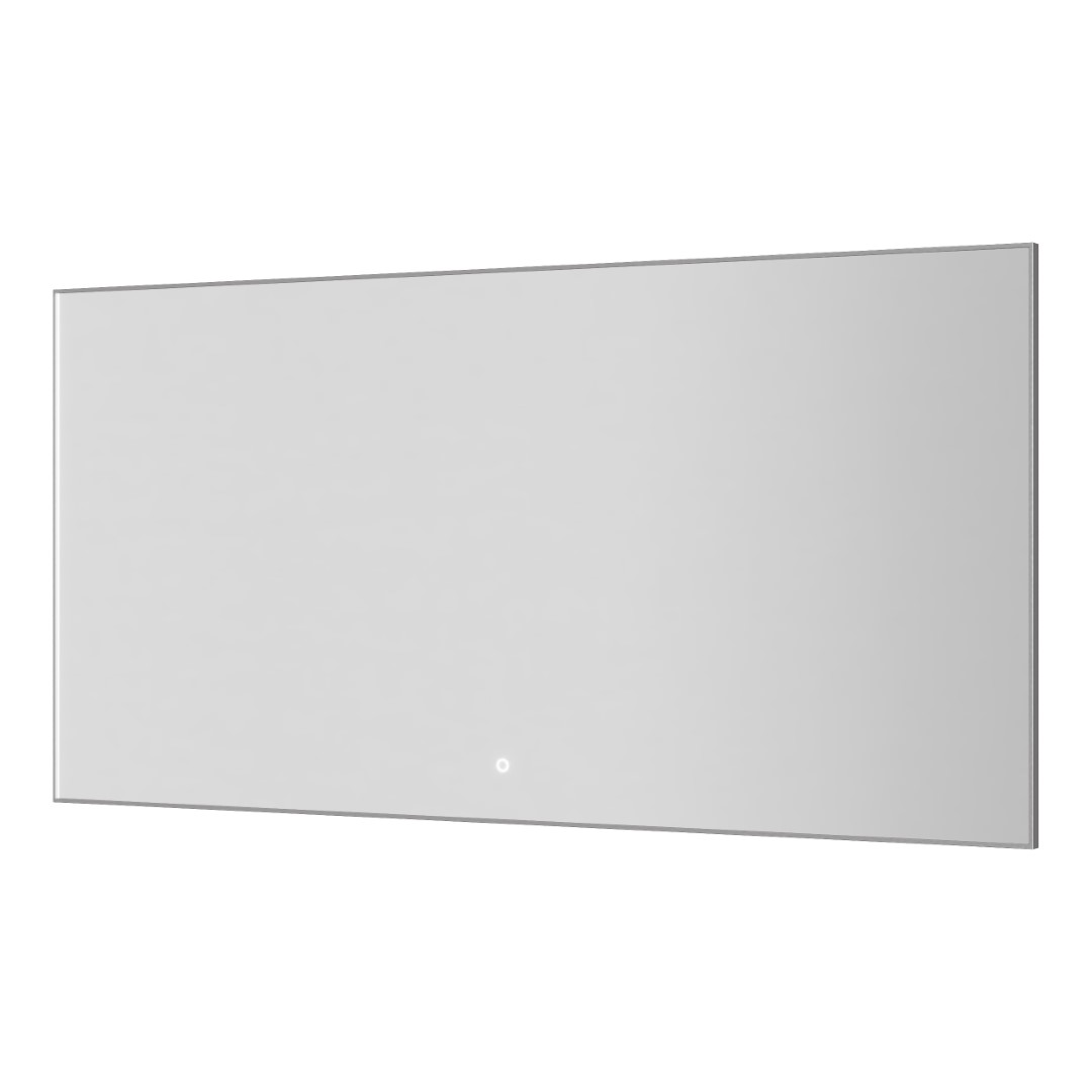 Зеркало прямоугольное Boheme с LED подсветкой и антизапотеванием 70x140 см хром 543-140-CR