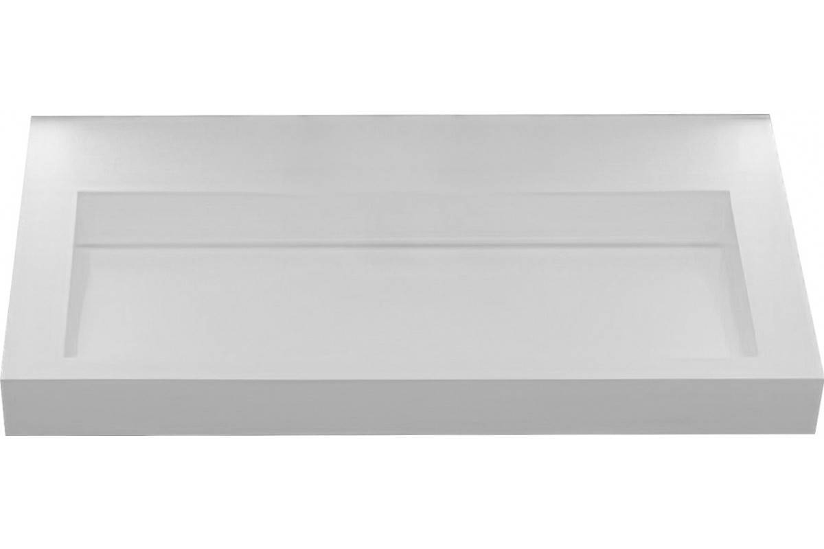 Раковина подвесная Armadi Art Flat 80,2х45,5х8 см белая 859-080