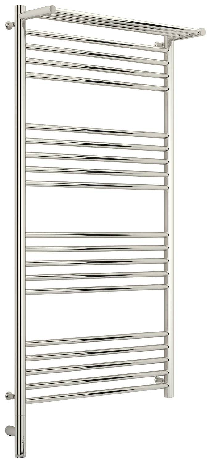 Полотенцесушитель электрический Сунержа Богема 3.0 с 1 полкой 632x1324 мм левый без покрытия 00-5806-1260