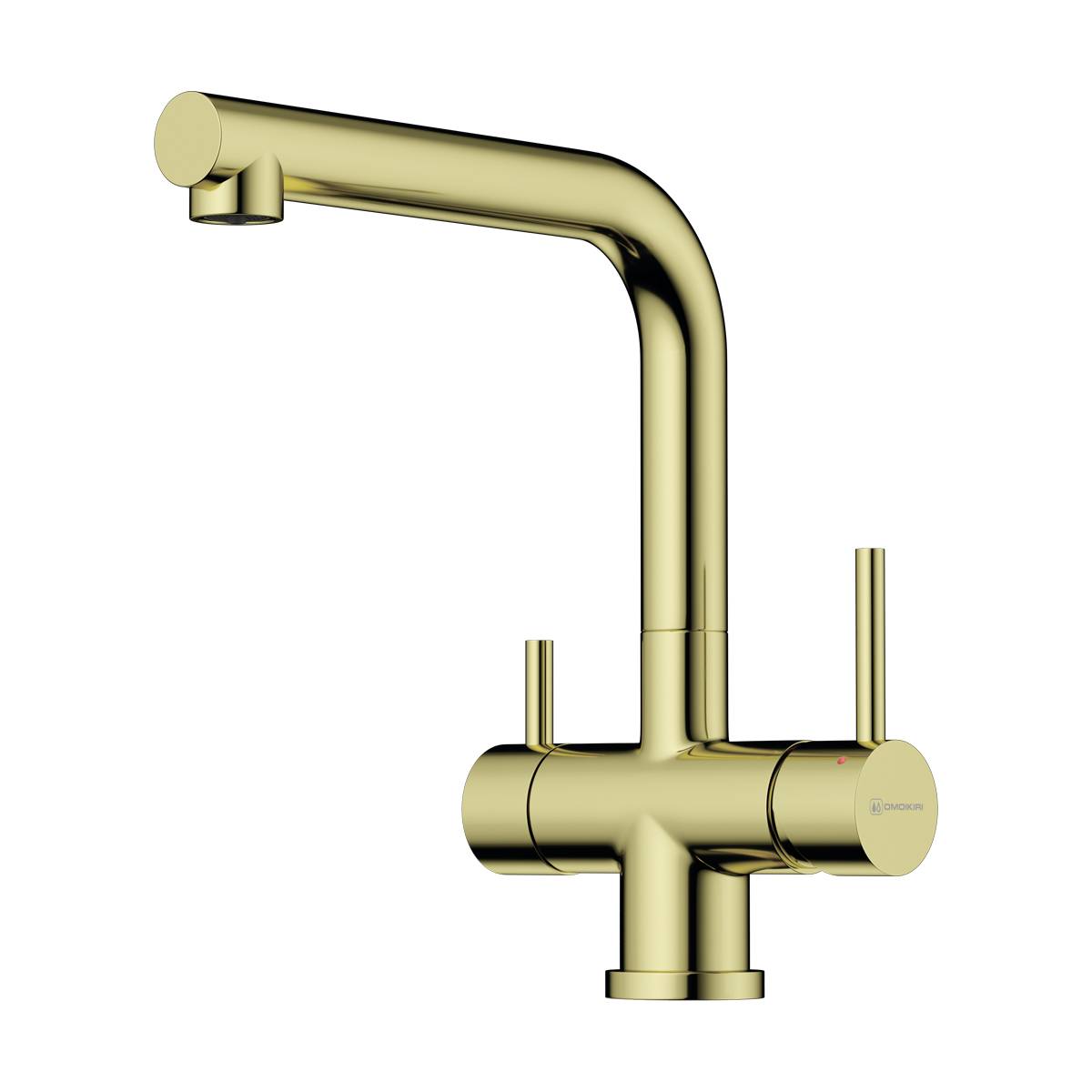 Смеситель для кухни Omoikiri Takamatsu-LG под фильтр светлое золото 4994477