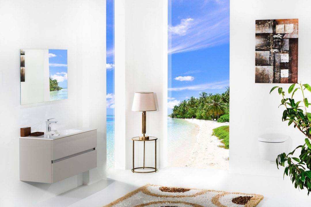 Тумба подвесная Armadi Art Vallessi 80х46х53 см бежевый матовый 837-080-C mat