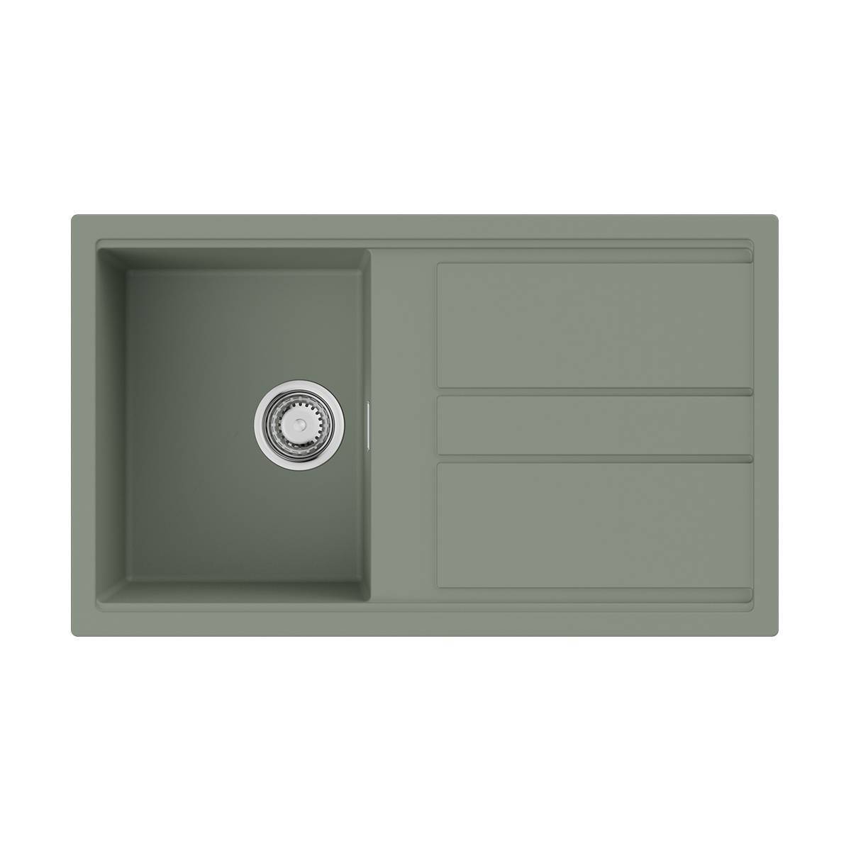 Кухонная мойка OMOIKIRI Kitagawa 86-WG Artceramic 86x51 см wind green 4993250