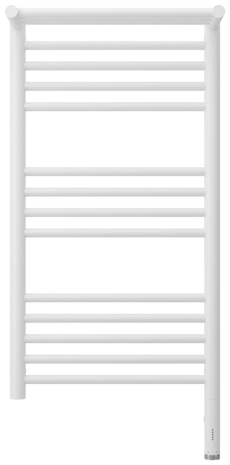 Полотенцесушитель электрический Сунержа Богема 3.0 с 1 полкой 432x924 мм правый матовый белый 30-5807-8040