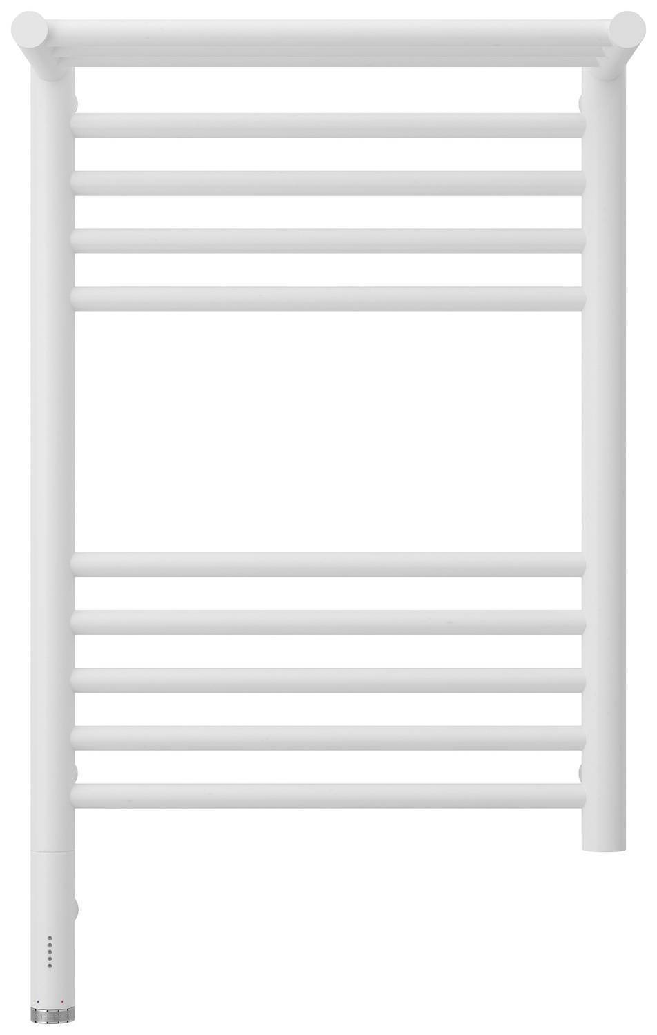 Полотенцесушитель электрический Сунержа Богема 3.0 с 1 полкой 43.2x72.4 см левый матовый белый 30-5806-6040