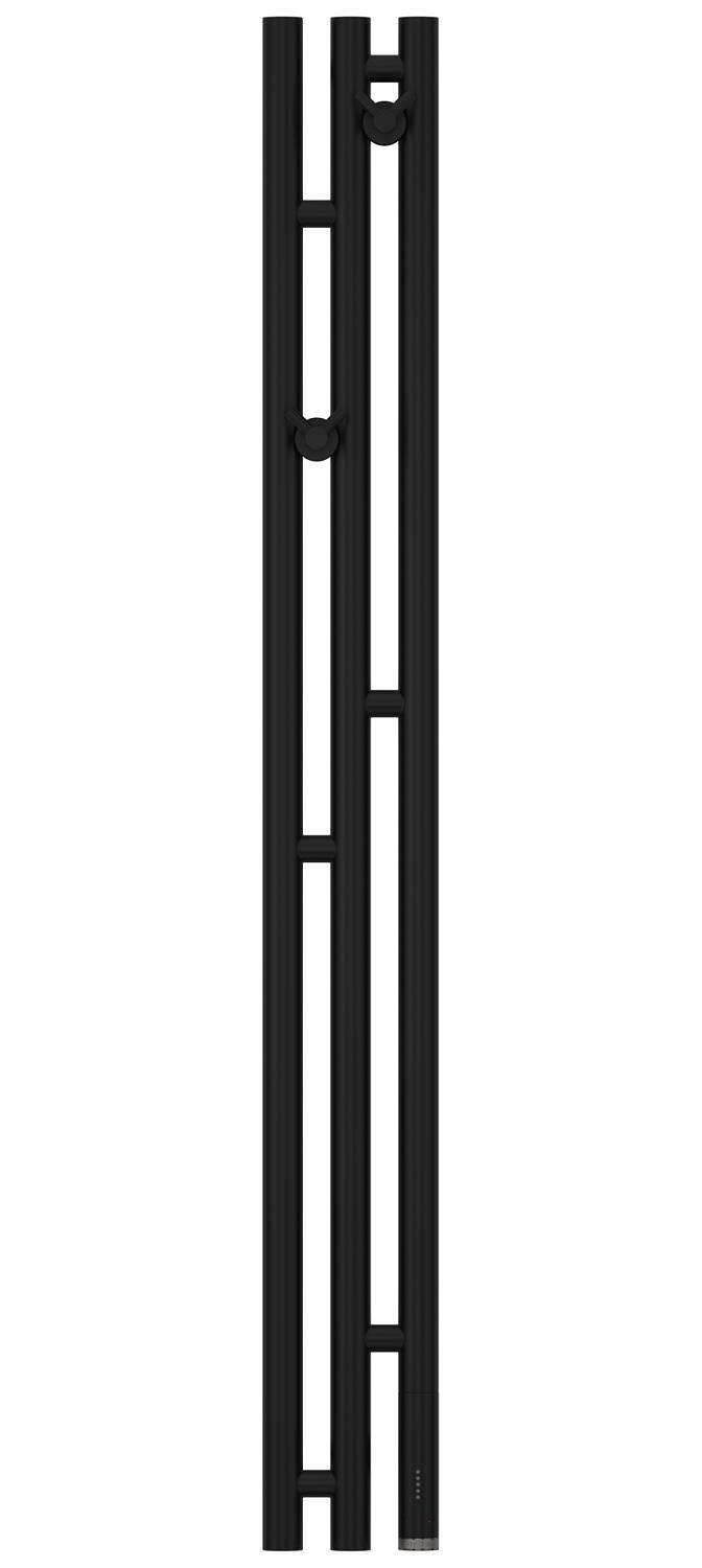 Полотенцесушитель электрический Сунержа Терция 3.0 138x1200 мм правый матовый черный 31-5845-1211