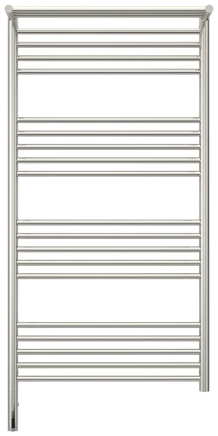 Полотенцесушитель электрический Сунержа Богема 3.0 с 1 полкой 632x1324 мм левый без покрытия 00-5806-1260