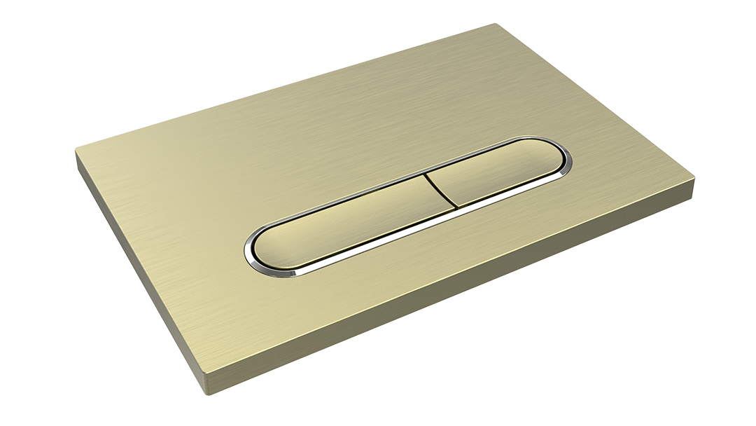 Клавиша смыва Boheme для инсталляции пластиковая матовое золото 667-MG