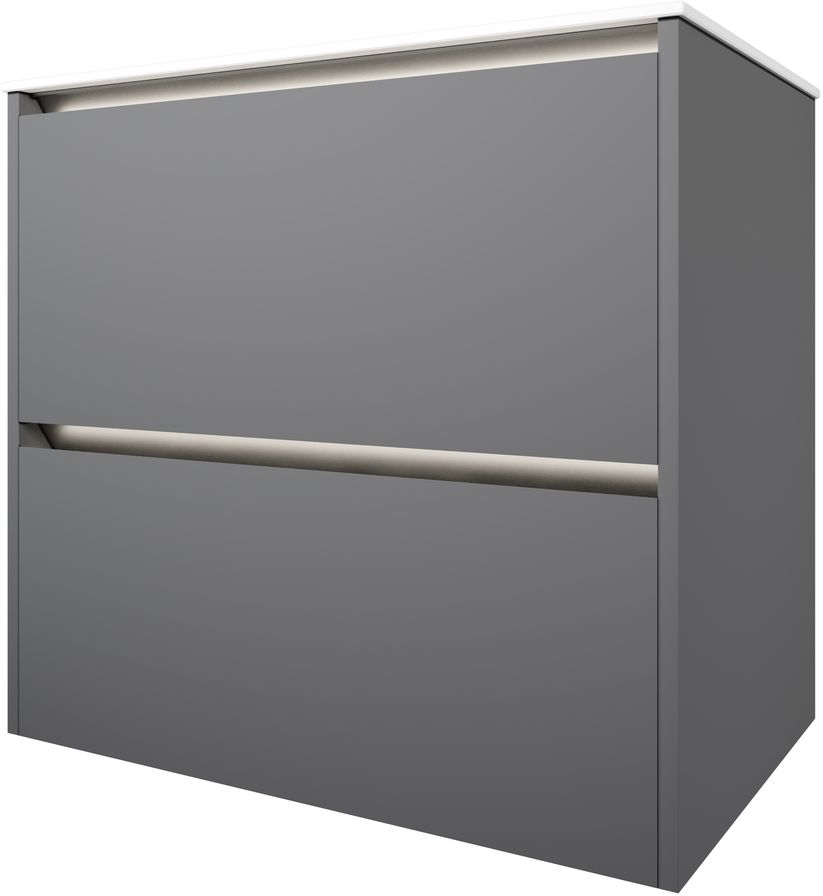 Тумба под раковину Allen Brau Activity 70x46x66,2 см платина/олива 1.34011.PGM