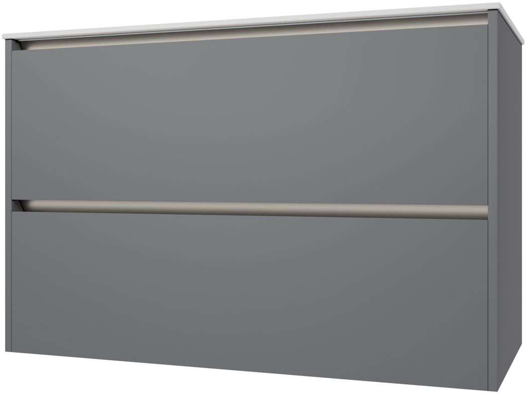 Тумба под раковину Allen Brau Activity 100x46x66,2 см платина/олива 1.34014.PGM