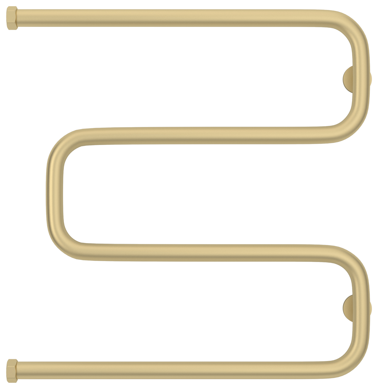 Полотенцесушитель водяной Сунержа Ш-образный 630х628 мм шампань матовая 022-4014-6060