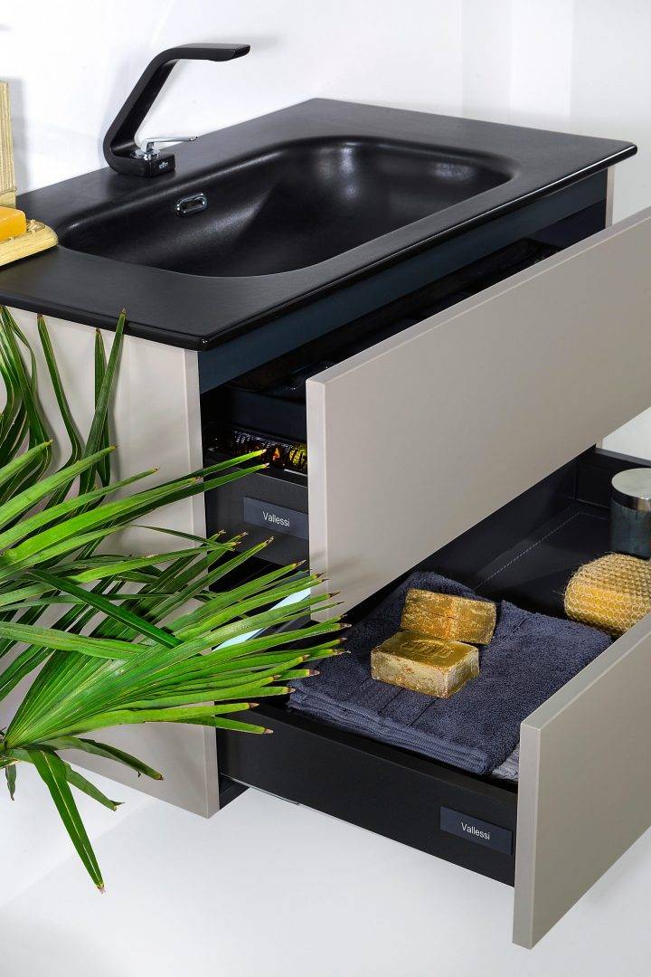 Тумба подвесная Armadi Art Vallessi 80х46х53 см бежевый матовый 837-080-C mat