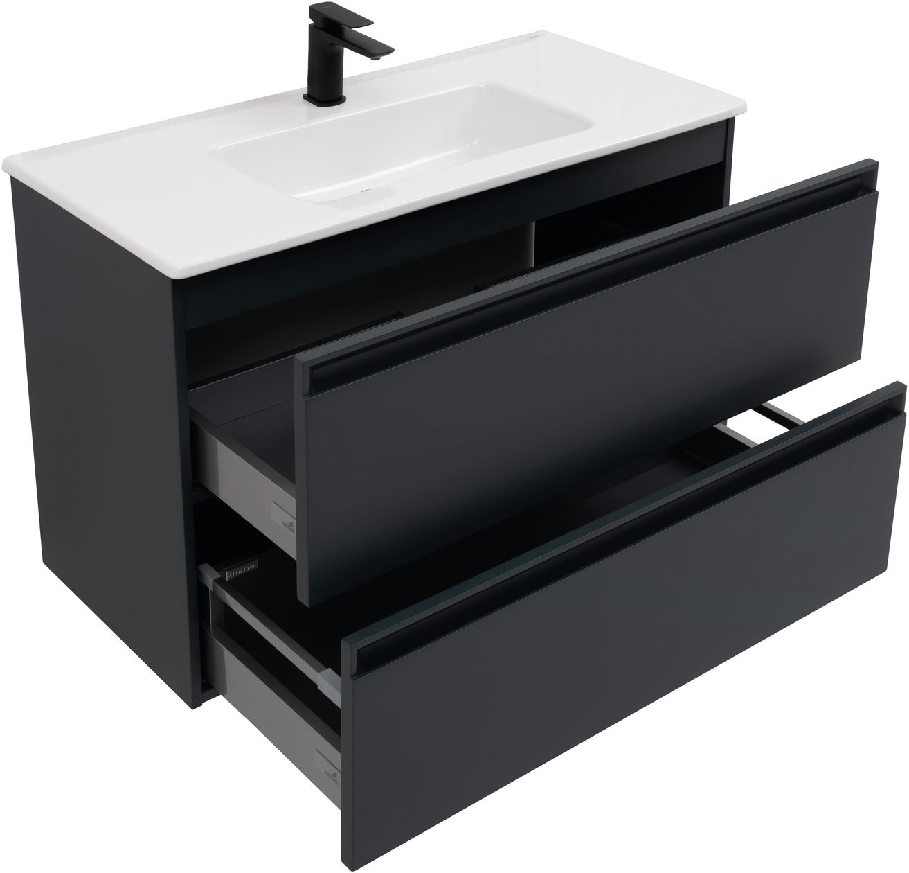Тумба под раковину Allen Brau Eclipse 100x46x63.4 см антрацит 1.E1003.AM