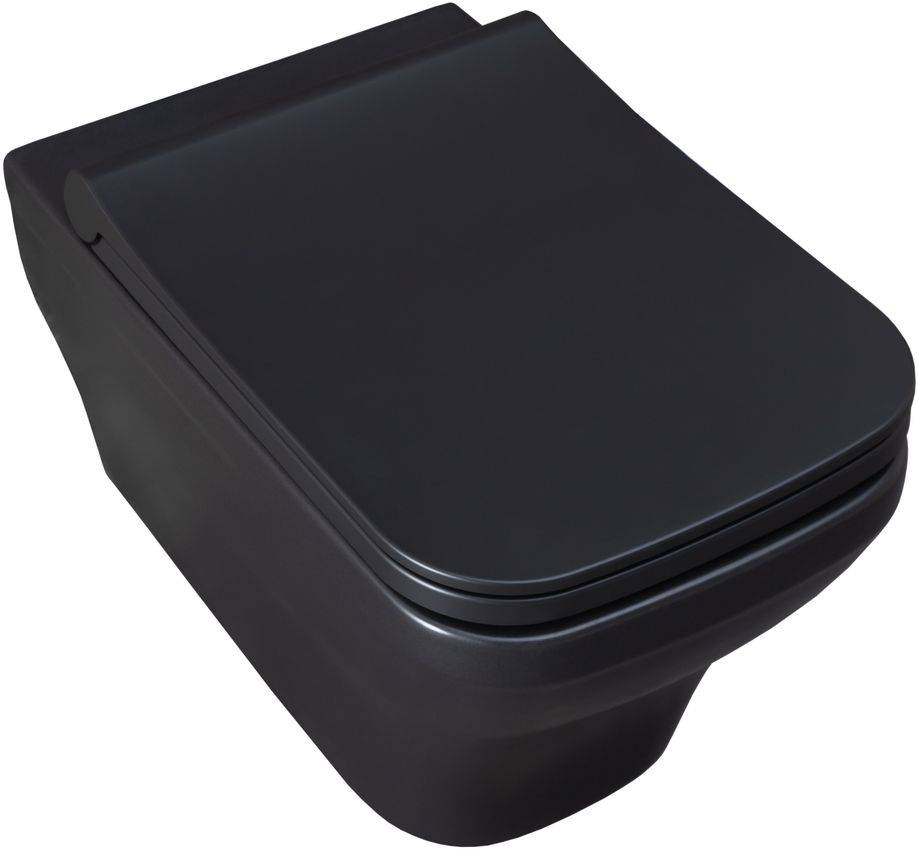 Унитаз подвесной Allen Brau Infinity чаша 34x53.5x35.5 см черный 4.21011.31