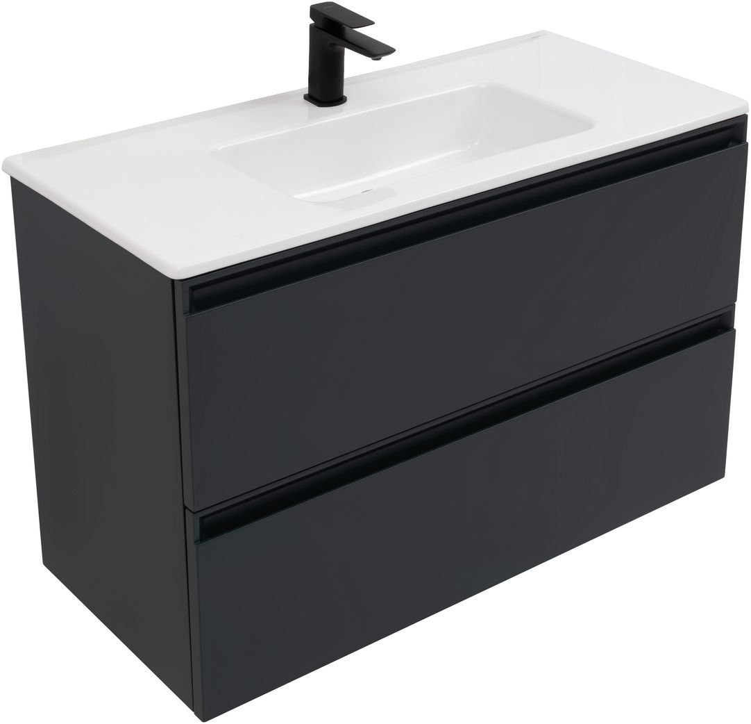 Тумба под раковину Allen Brau Eclipse 100x46x63.4 см антрацит 1.E1003.AM