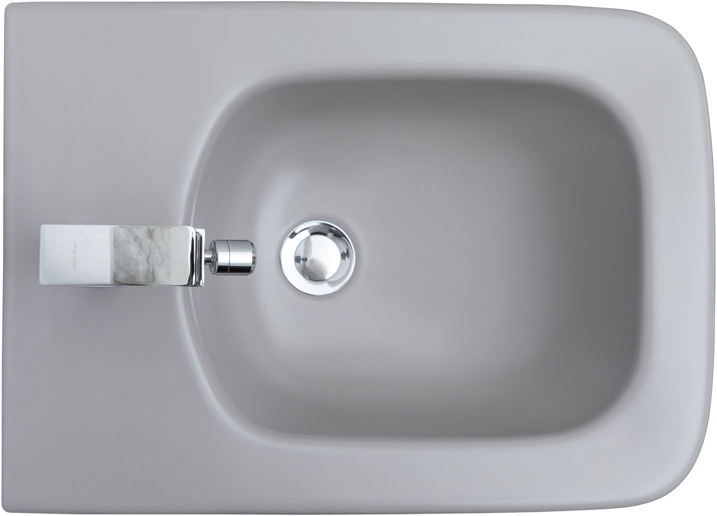 Биде подвесное Allen Brau Liberty 36.7x51.8x29 см антрацит 4.33010.AN