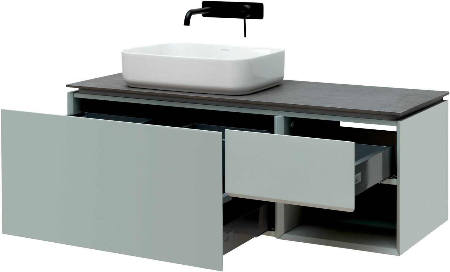 Тумба под раковину Allen Brau Infinity 119,2x45,6x40,8 см папирус 1.21006.PWM